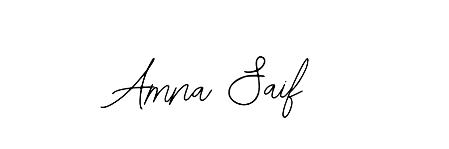 Make a beautiful signature design for name Amna Saif. Use this online signature maker to create a handwritten signature for free. Amna Saif signature style 12 images and pictures png