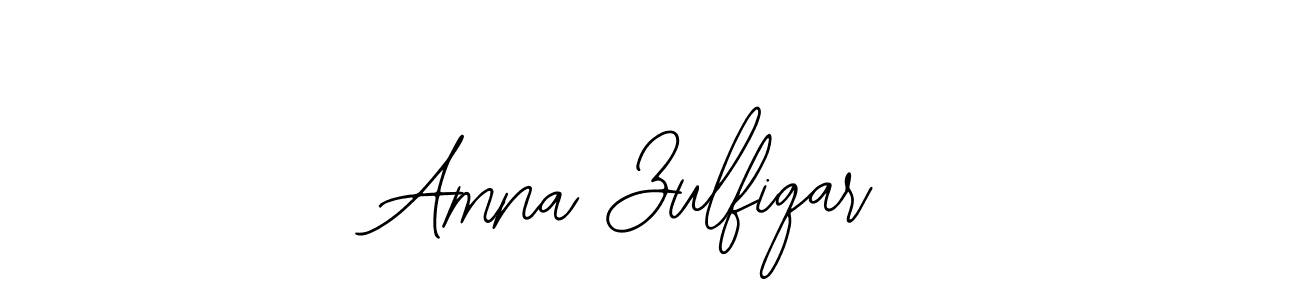 Create a beautiful signature design for name Amna Zulfiqar. With this signature (Bearetta-2O07w) fonts, you can make a handwritten signature for free. Amna Zulfiqar signature style 12 images and pictures png