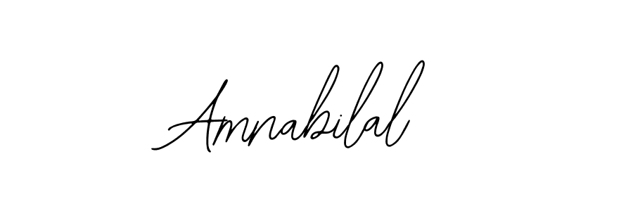 You should practise on your own different ways (Bearetta-2O07w) to write your name (Amnabilal) in signature. don't let someone else do it for you. Amnabilal signature style 12 images and pictures png