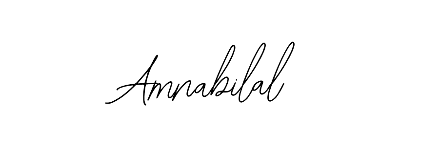 How to make Amnabilal signature? Bearetta-2O07w is a professional autograph style. Create handwritten signature for Amnabilal name. Amnabilal signature style 12 images and pictures png