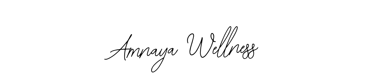 It looks lik you need a new signature style for name Amnaya Wellness. Design unique handwritten (Bearetta-2O07w) signature with our free signature maker in just a few clicks. Amnaya Wellness signature style 12 images and pictures png