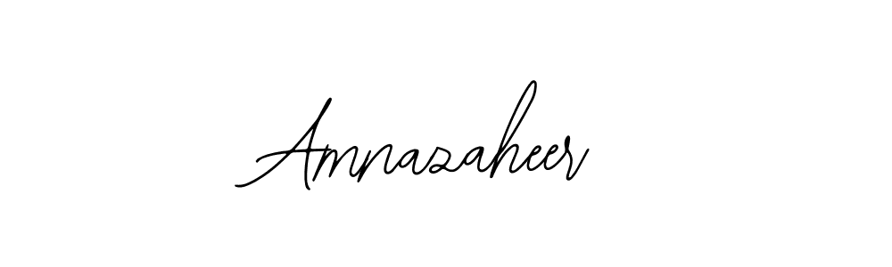 Create a beautiful signature design for name Amnazaheer. With this signature (Bearetta-2O07w) fonts, you can make a handwritten signature for free. Amnazaheer signature style 12 images and pictures png