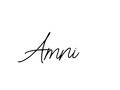 Amni stylish signature style. Best Handwritten Sign (Bearetta-2O07w) for my name. Handwritten Signature Collection Ideas for my name Amni. Amni signature style 12 images and pictures png