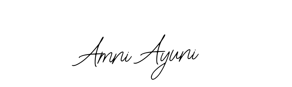 Also we have Amni Ayuni name is the best signature style. Create professional handwritten signature collection using Bearetta-2O07w autograph style. Amni Ayuni signature style 12 images and pictures png