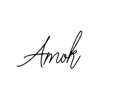 Design your own signature with our free online signature maker. With this signature software, you can create a handwritten (Bearetta-2O07w) signature for name Amok. Amok signature style 12 images and pictures png