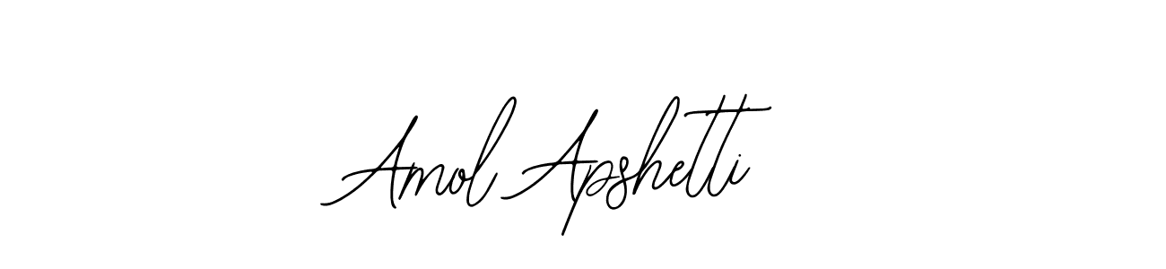 Use a signature maker to create a handwritten signature online. With this signature software, you can design (Bearetta-2O07w) your own signature for name Amol Apshetti. Amol Apshetti signature style 12 images and pictures png