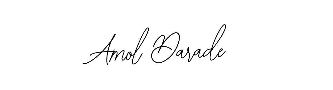How to make Amol Darade name signature. Use Bearetta-2O07w style for creating short signs online. This is the latest handwritten sign. Amol Darade signature style 12 images and pictures png