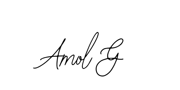 Also we have Amol G name is the best signature style. Create professional handwritten signature collection using Bearetta-2O07w autograph style. Amol G signature style 12 images and pictures png