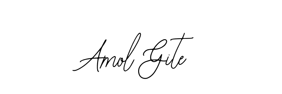 Use a signature maker to create a handwritten signature online. With this signature software, you can design (Bearetta-2O07w) your own signature for name Amol Gite. Amol Gite signature style 12 images and pictures png