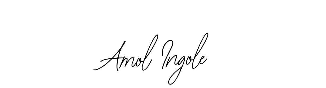 You should practise on your own different ways (Bearetta-2O07w) to write your name (Amol Ingole) in signature. don't let someone else do it for you. Amol Ingole signature style 12 images and pictures png