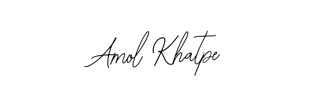 The best way (Bearetta-2O07w) to make a short signature is to pick only two or three words in your name. The name Amol Khatpe include a total of six letters. For converting this name. Amol Khatpe signature style 12 images and pictures png