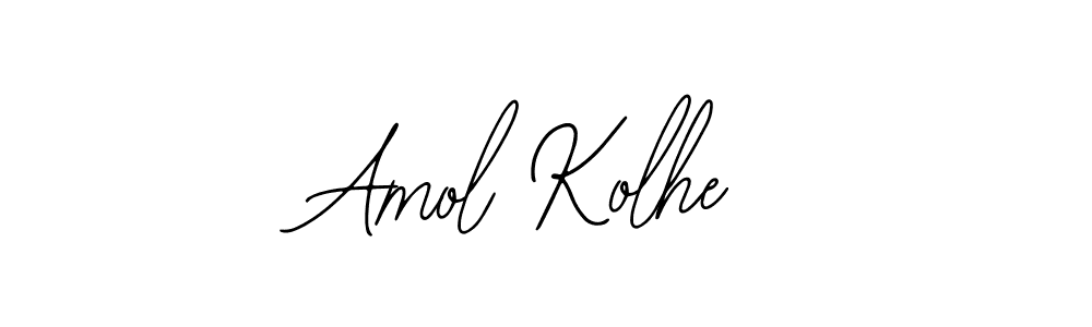 You should practise on your own different ways (Bearetta-2O07w) to write your name (Amol Kolhe) in signature. don't let someone else do it for you. Amol Kolhe signature style 12 images and pictures png