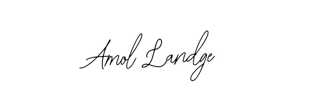 Create a beautiful signature design for name Amol Landge. With this signature (Bearetta-2O07w) fonts, you can make a handwritten signature for free. Amol Landge signature style 12 images and pictures png