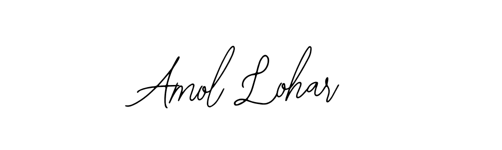 How to make Amol Lohar name signature. Use Bearetta-2O07w style for creating short signs online. This is the latest handwritten sign. Amol Lohar signature style 12 images and pictures png