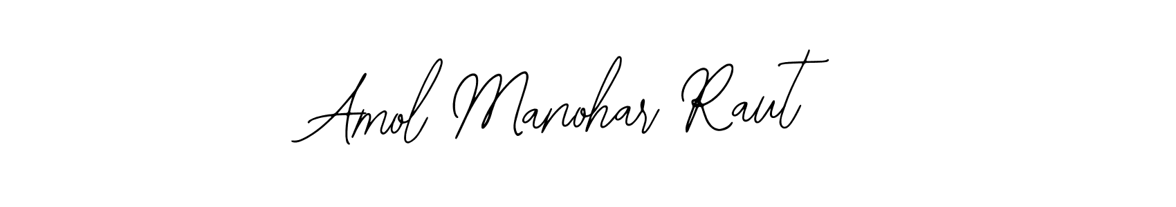 Create a beautiful signature design for name Amol Manohar Raut. With this signature (Bearetta-2O07w) fonts, you can make a handwritten signature for free. Amol Manohar Raut signature style 12 images and pictures png