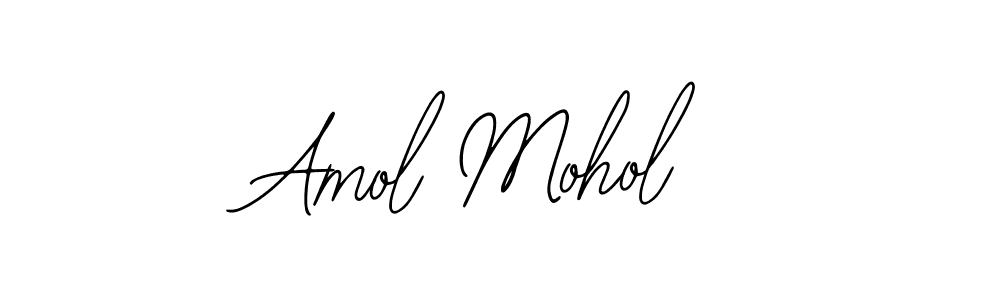 Use a signature maker to create a handwritten signature online. With this signature software, you can design (Bearetta-2O07w) your own signature for name Amol Mohol. Amol Mohol signature style 12 images and pictures png