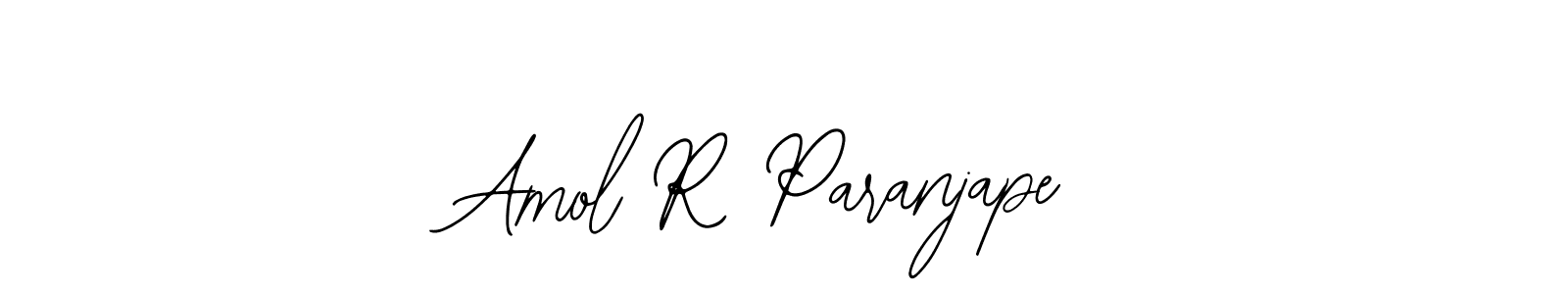 Make a beautiful signature design for name Amol R Paranjape. With this signature (Bearetta-2O07w) style, you can create a handwritten signature for free. Amol R Paranjape signature style 12 images and pictures png