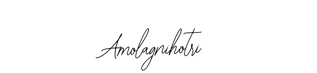 Design your own signature with our free online signature maker. With this signature software, you can create a handwritten (Bearetta-2O07w) signature for name Amolagnihotri. Amolagnihotri signature style 12 images and pictures png