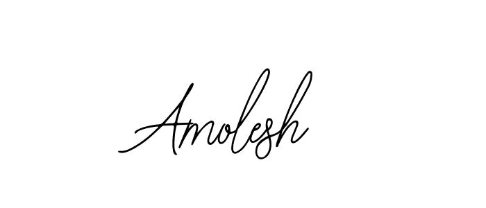 Use a signature maker to create a handwritten signature online. With this signature software, you can design (Bearetta-2O07w) your own signature for name Amolesh. Amolesh signature style 12 images and pictures png