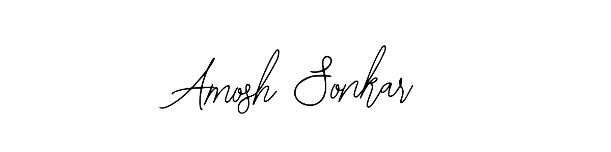 Also we have Amosh Sonkar name is the best signature style. Create professional handwritten signature collection using Bearetta-2O07w autograph style. Amosh Sonkar signature style 12 images and pictures png