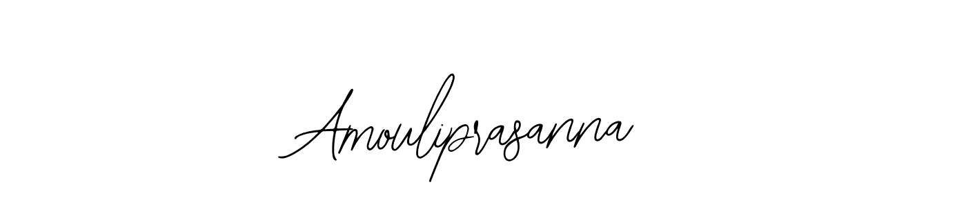 Also we have Amouliprasanna name is the best signature style. Create professional handwritten signature collection using Bearetta-2O07w autograph style. Amouliprasanna signature style 12 images and pictures png