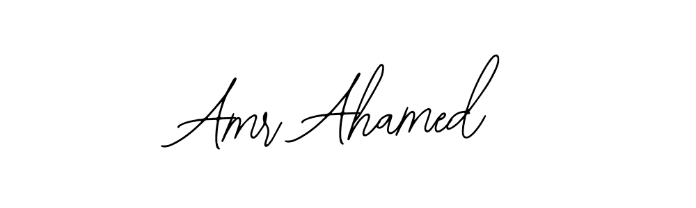 How to Draw Amr Ahamed signature style? Bearetta-2O07w is a latest design signature styles for name Amr Ahamed. Amr Ahamed signature style 12 images and pictures png