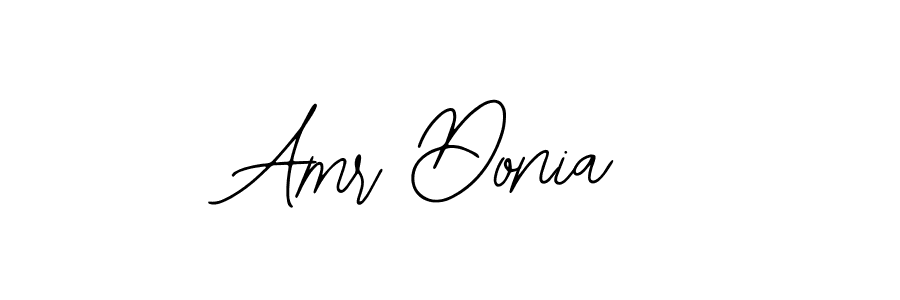 Use a signature maker to create a handwritten signature online. With this signature software, you can design (Bearetta-2O07w) your own signature for name Amr Donia. Amr Donia signature style 12 images and pictures png