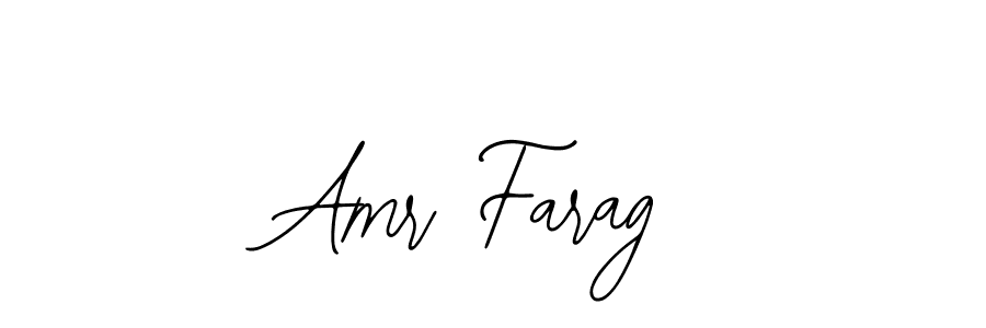 How to make Amr Farag signature? Bearetta-2O07w is a professional autograph style. Create handwritten signature for Amr Farag name. Amr Farag signature style 12 images and pictures png
