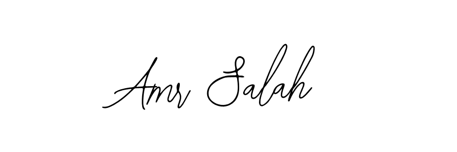 Design your own signature with our free online signature maker. With this signature software, you can create a handwritten (Bearetta-2O07w) signature for name Amr Salah. Amr Salah signature style 12 images and pictures png