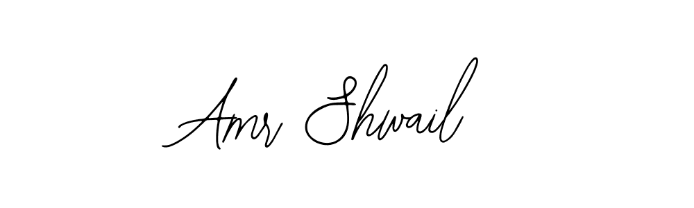 Similarly Bearetta-2O07w is the best handwritten signature design. Signature creator online .You can use it as an online autograph creator for name Amr Shwail. Amr Shwail signature style 12 images and pictures png