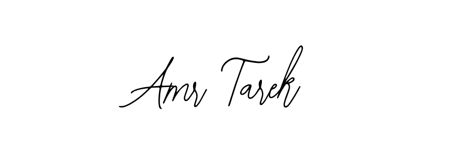 How to make Amr Tarek name signature. Use Bearetta-2O07w style for creating short signs online. This is the latest handwritten sign. Amr Tarek signature style 12 images and pictures png