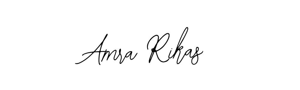 You should practise on your own different ways (Bearetta-2O07w) to write your name (Amra Rikas) in signature. don't let someone else do it for you. Amra Rikas signature style 12 images and pictures png
