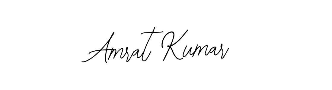 You should practise on your own different ways (Bearetta-2O07w) to write your name (Amrat Kumar) in signature. don't let someone else do it for you. Amrat Kumar signature style 12 images and pictures png