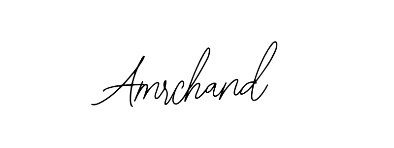 Design your own signature with our free online signature maker. With this signature software, you can create a handwritten (Bearetta-2O07w) signature for name Amrchand. Amrchand signature style 12 images and pictures png