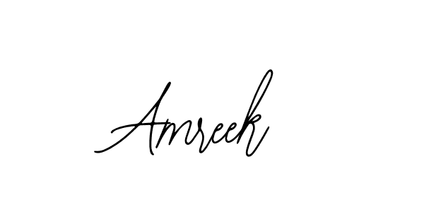 Also we have Amreek name is the best signature style. Create professional handwritten signature collection using Bearetta-2O07w autograph style. Amreek signature style 12 images and pictures png