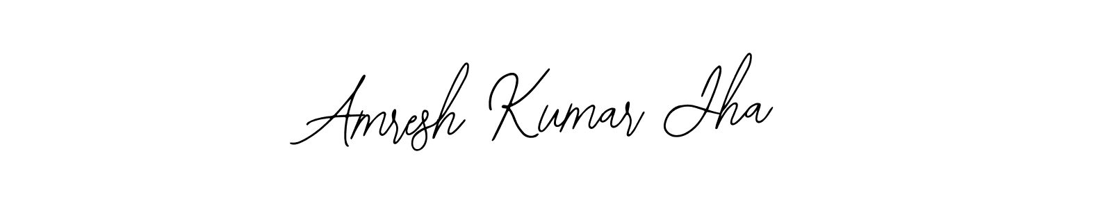 Use a signature maker to create a handwritten signature online. With this signature software, you can design (Bearetta-2O07w) your own signature for name Amresh Kumar Jha. Amresh Kumar Jha signature style 12 images and pictures png
