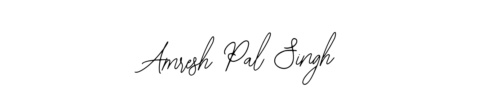 Use a signature maker to create a handwritten signature online. With this signature software, you can design (Bearetta-2O07w) your own signature for name Amresh Pal Singh. Amresh Pal Singh signature style 12 images and pictures png