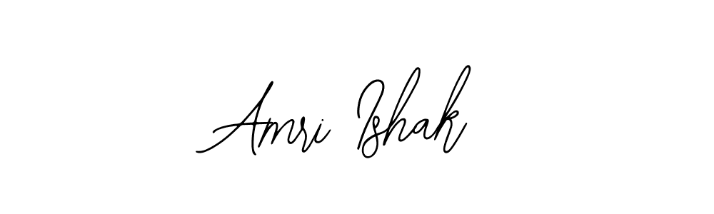 Make a beautiful signature design for name Amri Ishak. With this signature (Bearetta-2O07w) style, you can create a handwritten signature for free. Amri Ishak signature style 12 images and pictures png