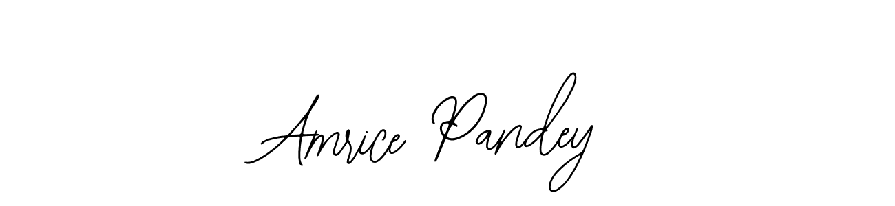 Make a beautiful signature design for name Amrice Pandey. Use this online signature maker to create a handwritten signature for free. Amrice Pandey signature style 12 images and pictures png