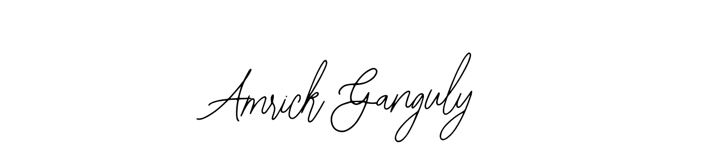 Create a beautiful signature design for name Amrick Ganguly. With this signature (Bearetta-2O07w) fonts, you can make a handwritten signature for free. Amrick Ganguly signature style 12 images and pictures png