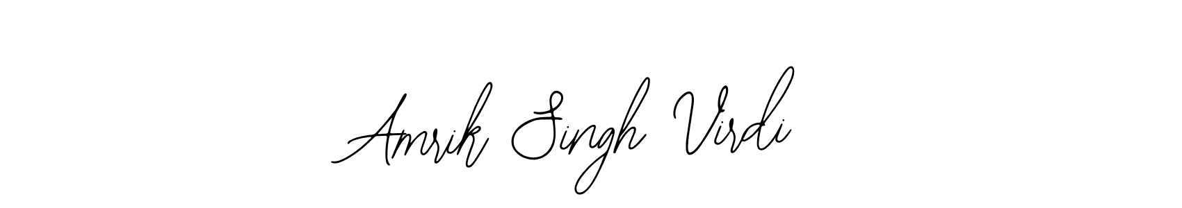 It looks lik you need a new signature style for name Amrik Singh Virdi. Design unique handwritten (Bearetta-2O07w) signature with our free signature maker in just a few clicks. Amrik Singh Virdi signature style 12 images and pictures png