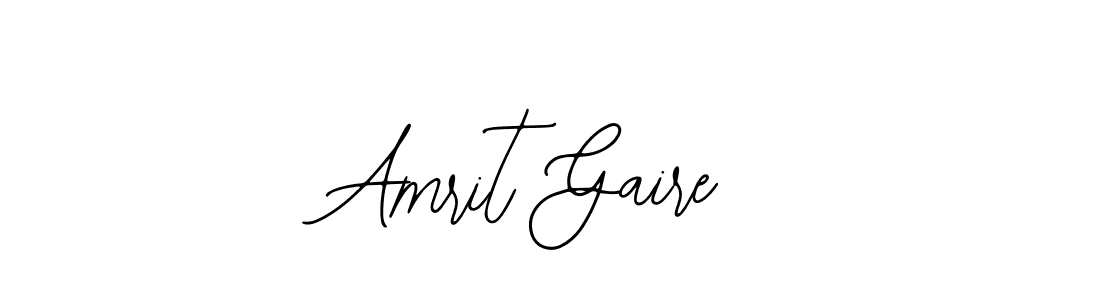 Also we have Amrit Gaire name is the best signature style. Create professional handwritten signature collection using Bearetta-2O07w autograph style. Amrit Gaire signature style 12 images and pictures png