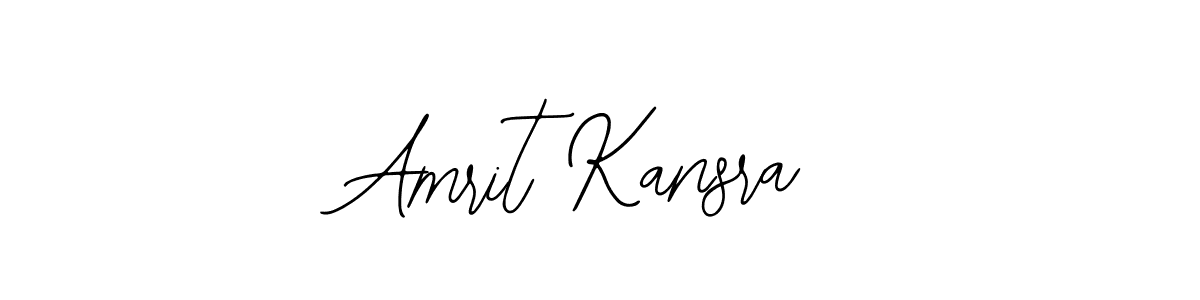 You should practise on your own different ways (Bearetta-2O07w) to write your name (Amrit Kansra) in signature. don't let someone else do it for you. Amrit Kansra signature style 12 images and pictures png