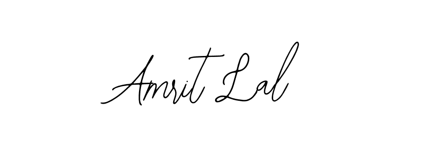 You should practise on your own different ways (Bearetta-2O07w) to write your name (Amrit Lal) in signature. don't let someone else do it for you. Amrit Lal signature style 12 images and pictures png