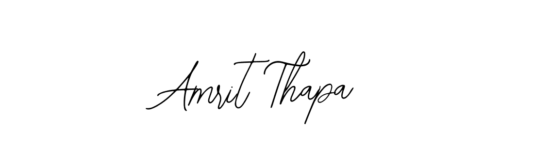 Also You can easily find your signature by using the search form. We will create Amrit Thapa name handwritten signature images for you free of cost using Bearetta-2O07w sign style. Amrit Thapa signature style 12 images and pictures png
