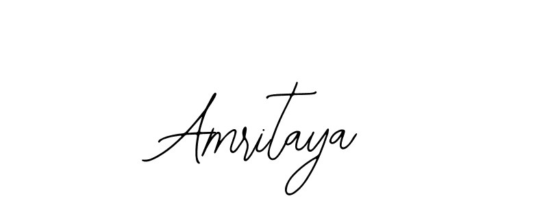 How to make Amritaya name signature. Use Bearetta-2O07w style for creating short signs online. This is the latest handwritten sign. Amritaya signature style 12 images and pictures png