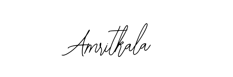 if you are searching for the best signature style for your name Amritkala. so please give up your signature search. here we have designed multiple signature styles  using Bearetta-2O07w. Amritkala signature style 12 images and pictures png