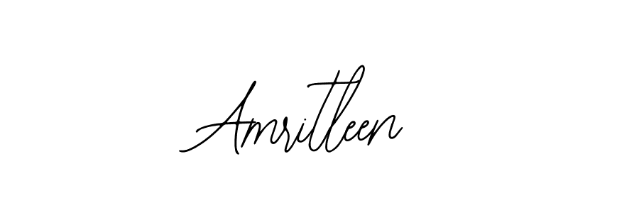 How to make Amritleen signature? Bearetta-2O07w is a professional autograph style. Create handwritten signature for Amritleen name. Amritleen signature style 12 images and pictures png