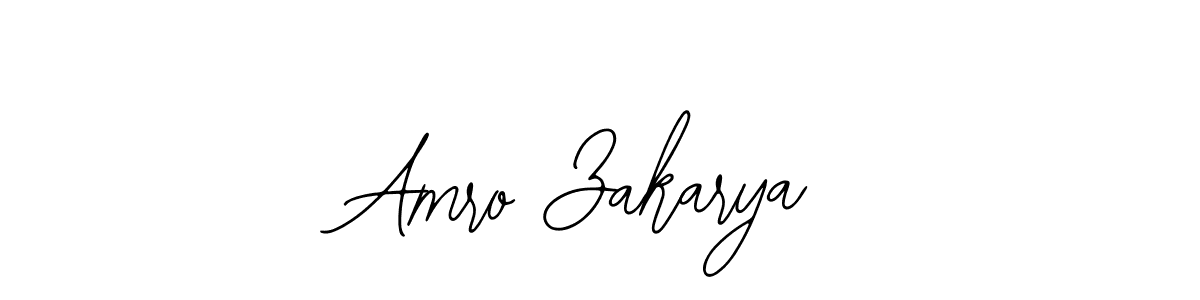 Make a short Amro Zakarya signature style. Manage your documents anywhere anytime using Bearetta-2O07w. Create and add eSignatures, submit forms, share and send files easily. Amro Zakarya signature style 12 images and pictures png