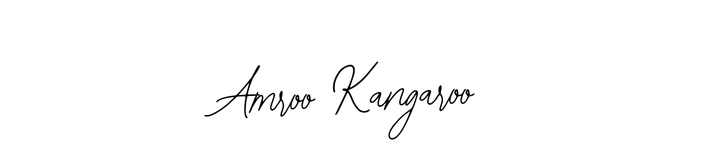 How to make Amroo Kangaroo name signature. Use Bearetta-2O07w style for creating short signs online. This is the latest handwritten sign. Amroo Kangaroo signature style 12 images and pictures png